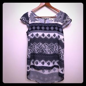 NWOT Pink Rose Blouse